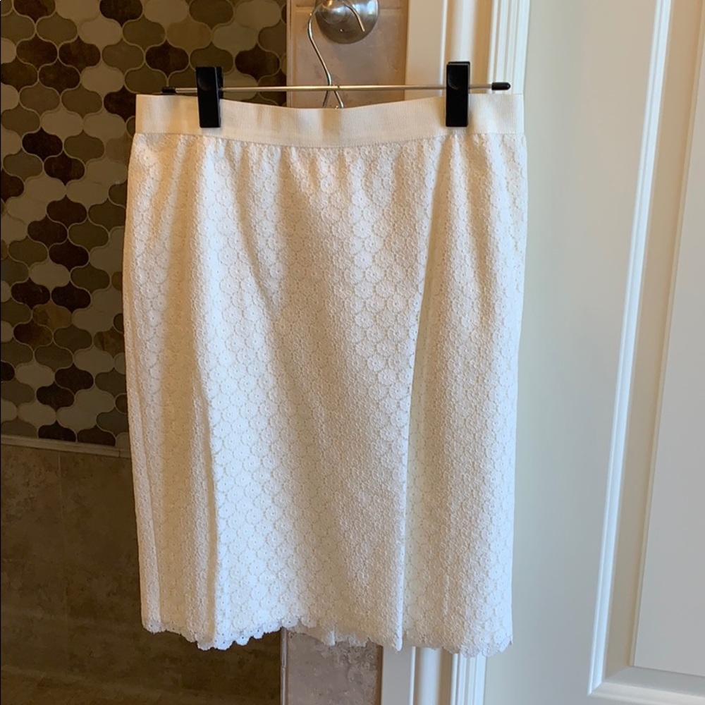 White Lace Skirt